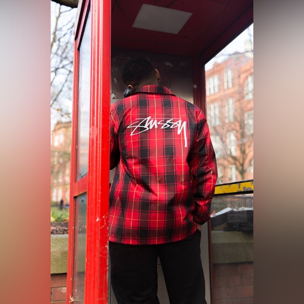 Stussy Cruize Coach Jacket Plaid